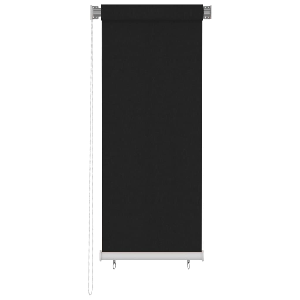 Vidaxl Roller Blind til udenfor 60x140 cm sort