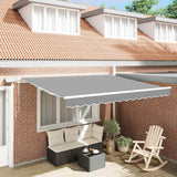Vidaxl zijde frame met led-striplichten wit 300 x 250 cm aluminium
