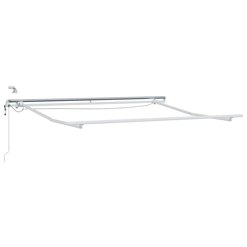 Vidaxl zijde frame wit 3 x 2,5 m aluminium
