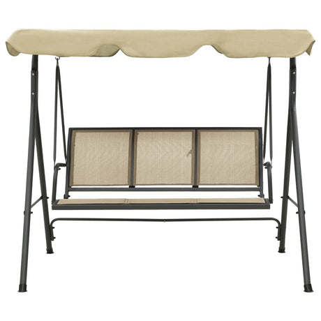 Vidaxl Swing Bench med markise antracit og sandfarvet