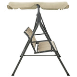 Vidaxl Swing Bench med markise antracit og sandfarvet