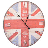 Vidaxl Wall Clock Vintage Style 60 CM UK
