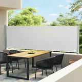 Vidaxl haveskærm Udvidelig 140x600 cm creme