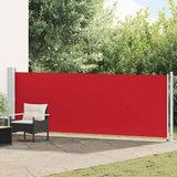 Vidaxl haveskærm Udvidelig 140x600 cm rød