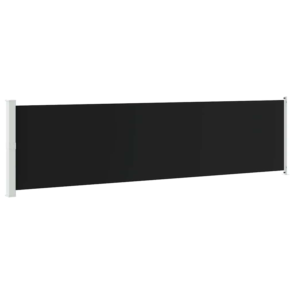 Vidaxl Haveskærm Udvidelig 600x160 cm sort