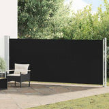 Vidaxl Haveskærm Udvidelig 600x160 cm sort