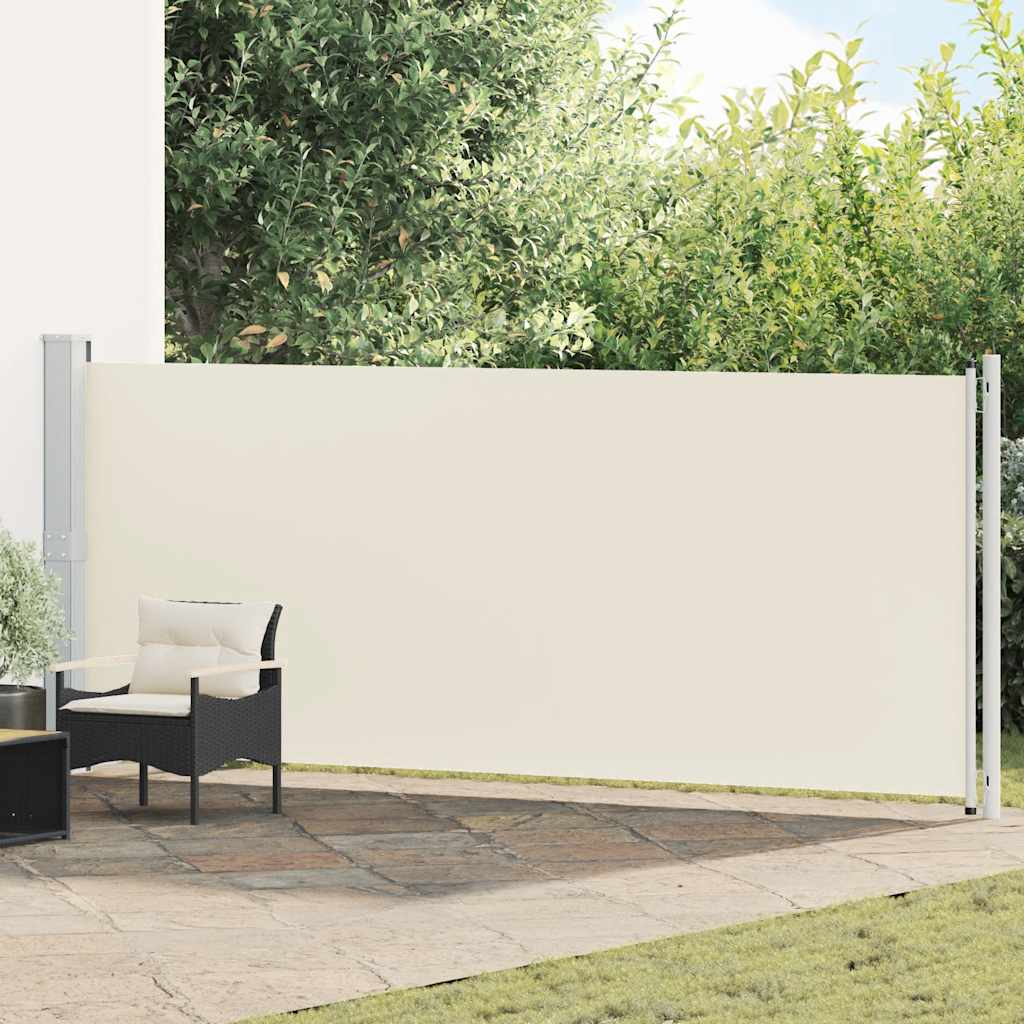 Vidaxl haveskærm Udvidelig 600x160 cm creme
