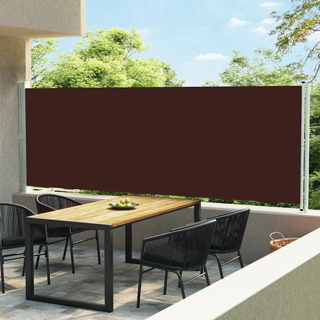 Vidaxl Haveskærm Udvidelig 600x160 cm brun