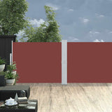 Vidaxl Haveskærm Udvidelig 140x1200 cm brun