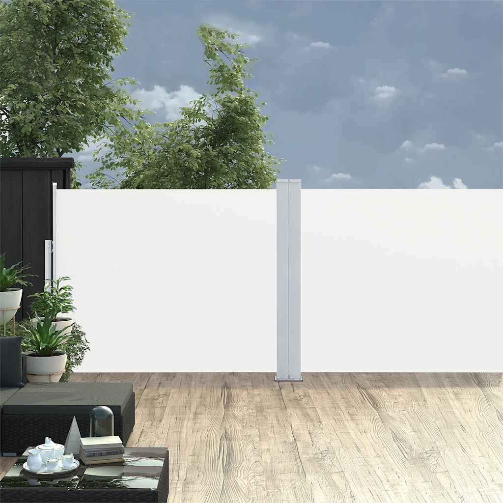 Vidaxl Haveskærm Udvidelig 170x1200 cm creme