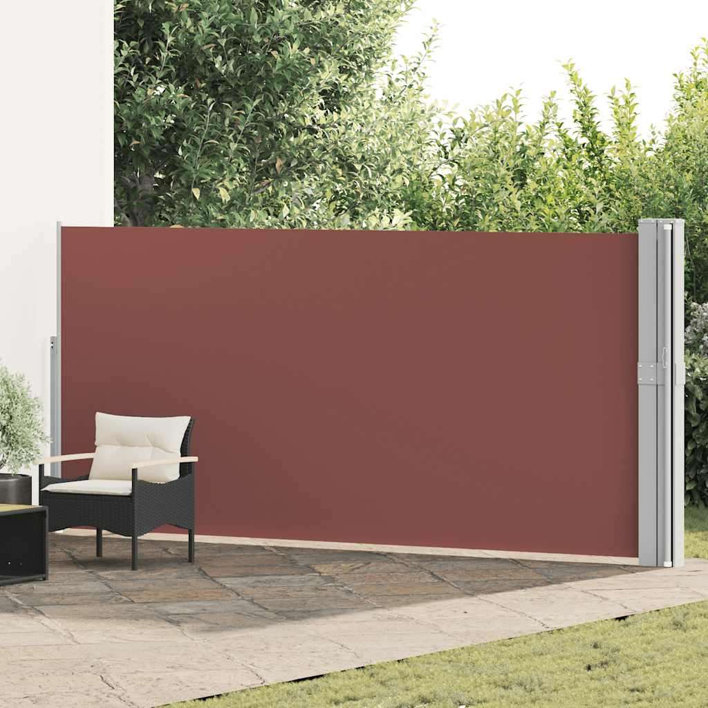 Vidaxl Haveskærm Udvidelig 170x1200 cm brun