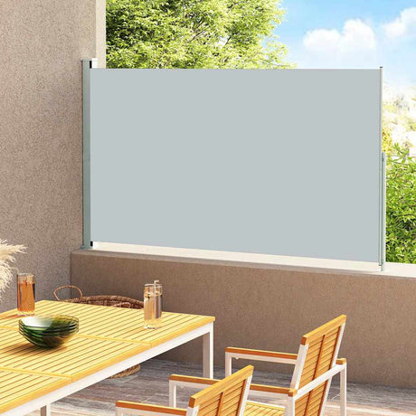 Vidaxl Haveskærm Udvidelig 180x300 cm grå