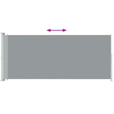 Vidaxl Haveskærm Udvidelig 180x500 cm grå