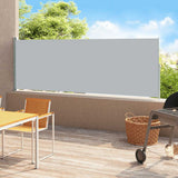 Vidaxl Haveskærm Udvidelig 180x500 cm grå