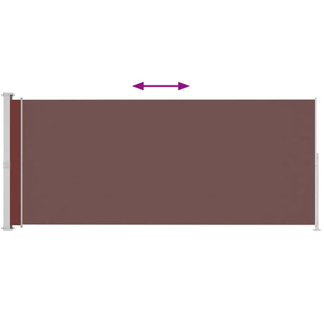 Vidaxl haveskærm Udvidelig 180x500 cm brun
