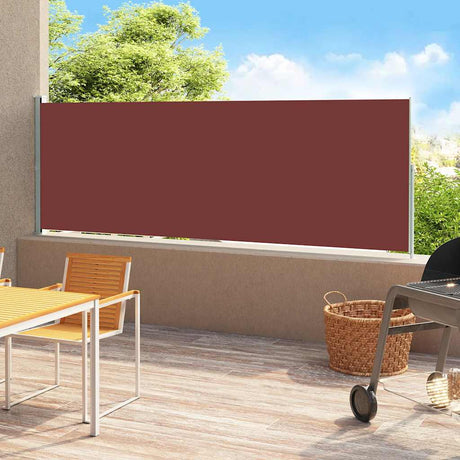 Vidaxl haveskærm Udvidelig 180x500 cm brun