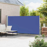 Vidaxl haveskærm Udvidelig 180x500 cm blå