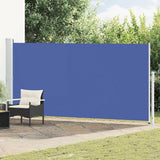 Vidaxl haveskærm Udvidelig 180x500 cm blå