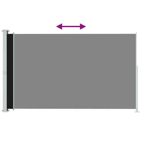 Vidaxl Haveskærm Udvidelig 200x300 cm sort