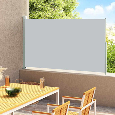 Vidaxl haveskærm Udvidelig 200x300 cm grå