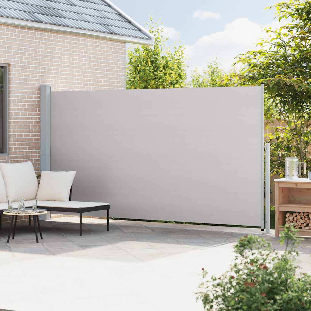 Vidaxl haveskærm Udvidelig 200x500 cm grå