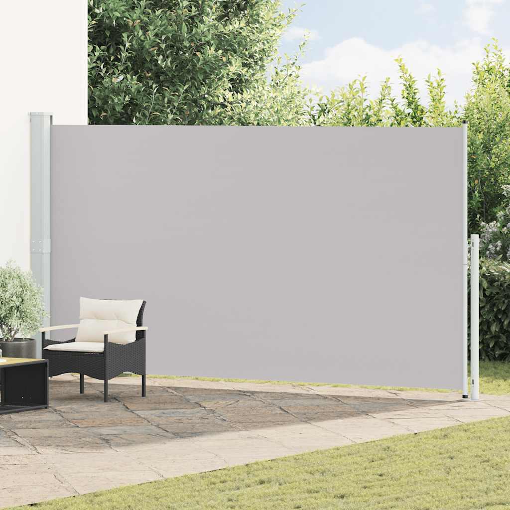 Vidaxl haveskærm Udvidelig 200x500 cm grå