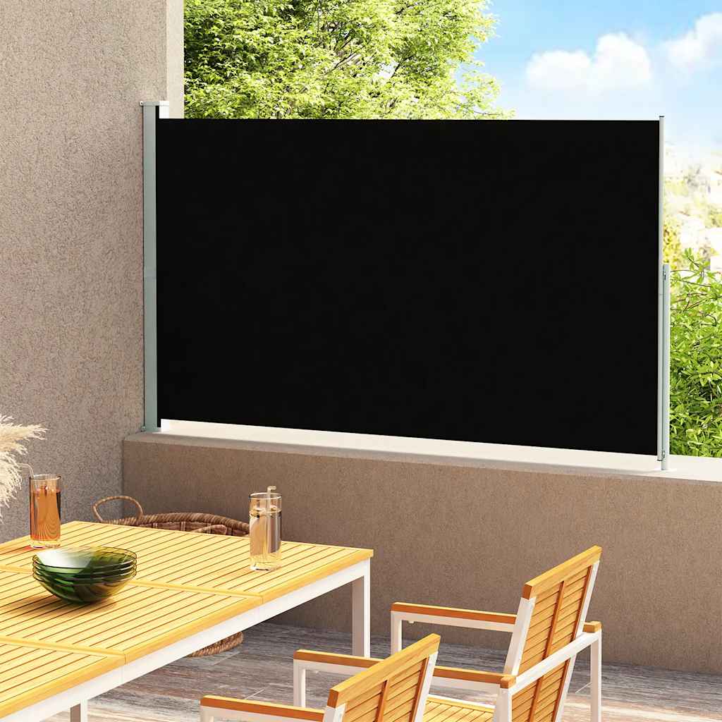 Vidaxl Haveskærm Udvidelig 220x300 cm sort
