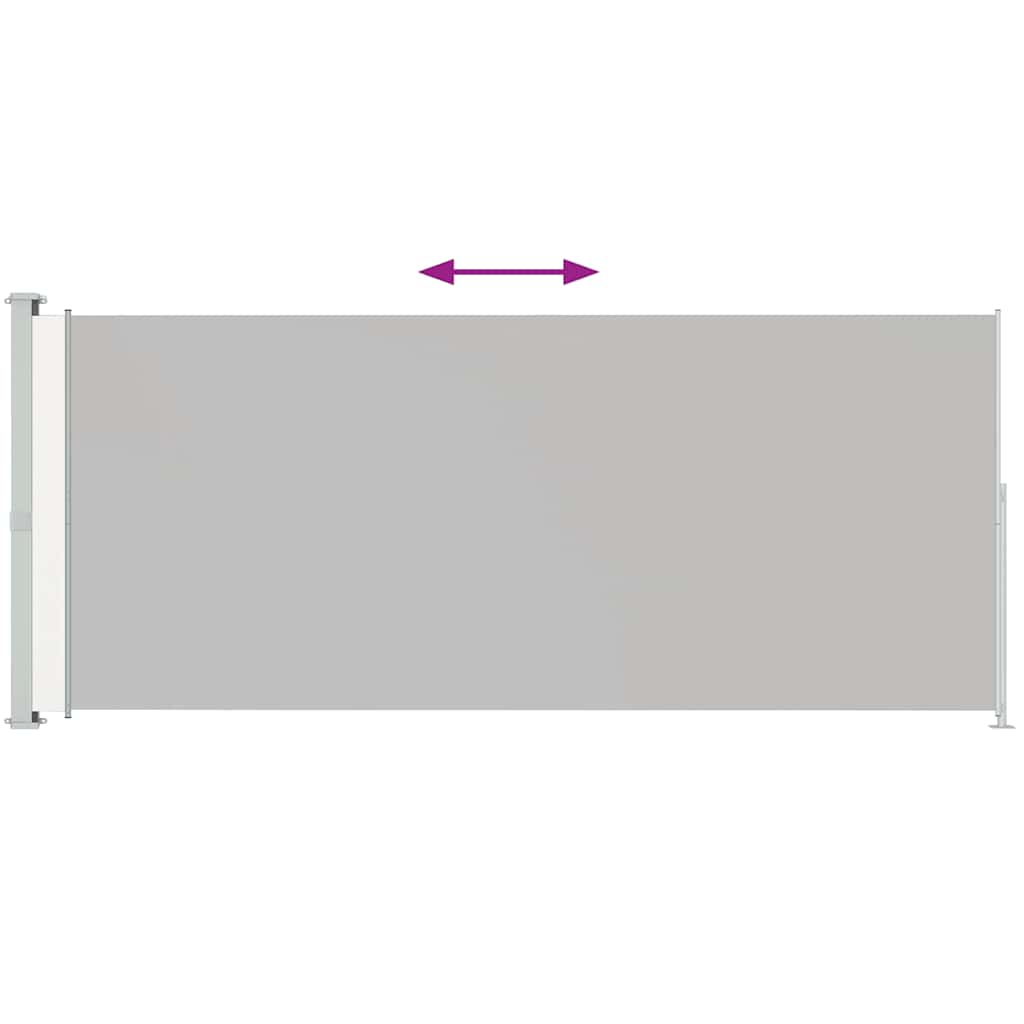 Vidaxl haveskærm Udvidelig 220x500 cm creme