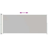 Vidaxl haveskærm Udvidelig 220x500 cm creme