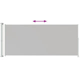 Vidaxl Haveskærm Udvidelig 220x500 cm grå