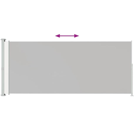 Vidaxl Haveskærm Udvidelig 220x500 cm grå