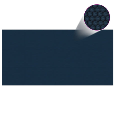 Vidaxl Pool Folie Solar Floating 975x488 cm Pe sort og blå
