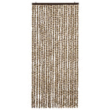 Vidaxl Fly Curtain 90x220 cm Chenille Beige og Brown