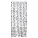 Vidaxl Fly Curtain 90x220 cm Chenille Lys og mørkegrå