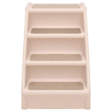 Vidaxl Dog Trappe Foldbar 62x40x49,5 cm creme