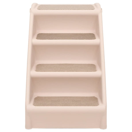 Vidaxl Dog Trappe Foldbar 62x40x49,5 cm creme