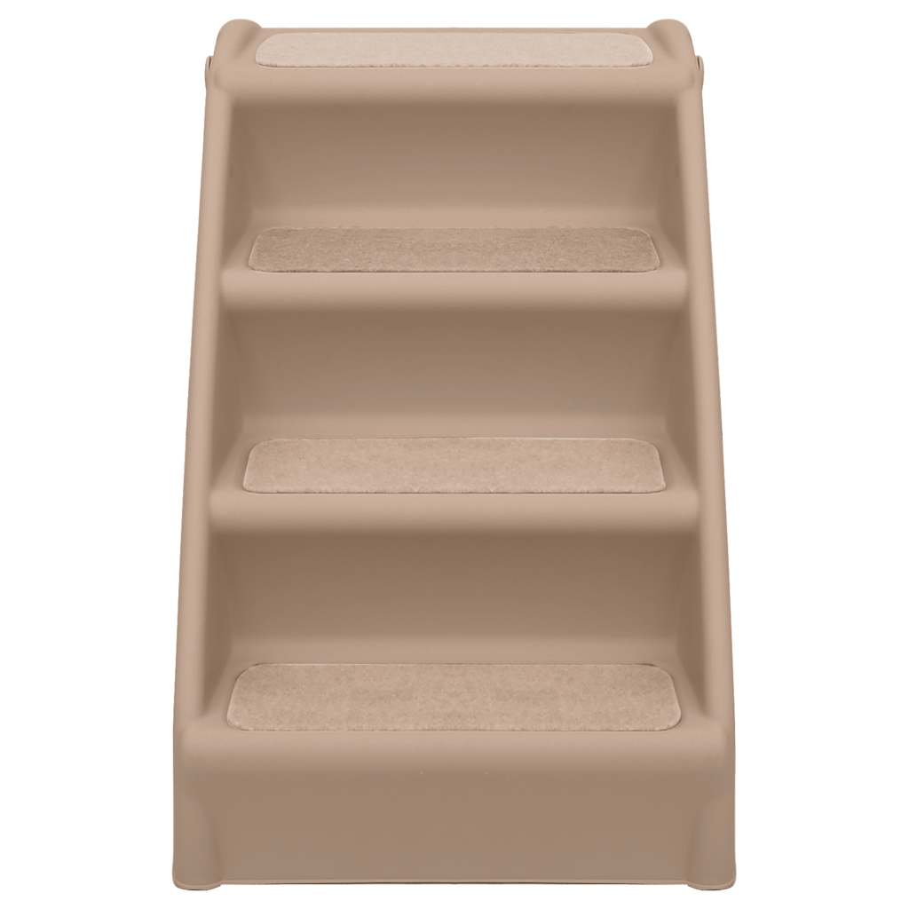 Vidaxl Dog Trappe Foldbar 62x40x49,5 cm brun