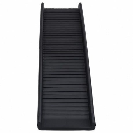 Vidaxl Dog Slope Foldbar 155,5x40x15,5 cm sort