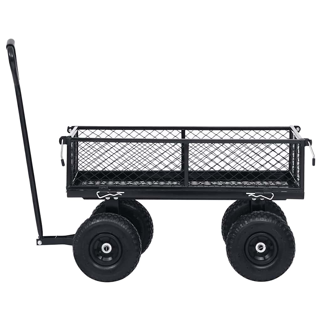 Vidaxl tuinwagen 250 kg zwart