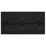 Vidaxl rejse fronter 81x41x40 cm stof sort