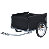VidaXL cykeltrailer 65 kg sort og grå