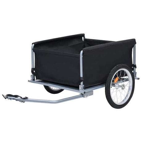 VidaXL cykeltrailer 65 kg sort og grå