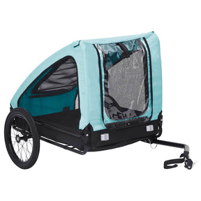 Vidaxl Dog Bike Trailer Blå og sort