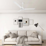 Vidaxl loft ventilator 142 cm hvid
