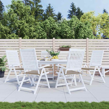 Vidaxl Garden Stol Puder 6 PCS 40x40x4 cm Oxford Fabric Taupe