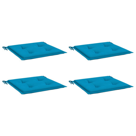VidaXL havestolehynder 4 stk 50x50x4 cm oxford stof blå
