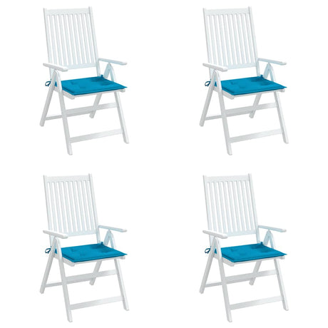 VidaXL havestolehynder 4 stk 50x50x4 cm oxford stof blå