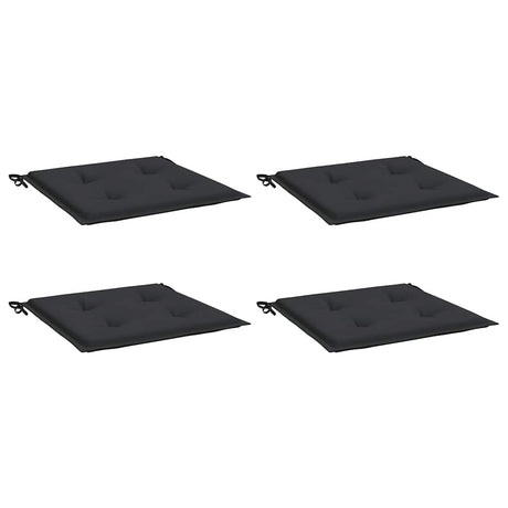 Vidaxl Garden Stol Puder 4 ST 50X50X4 CM Oxford Stof sort