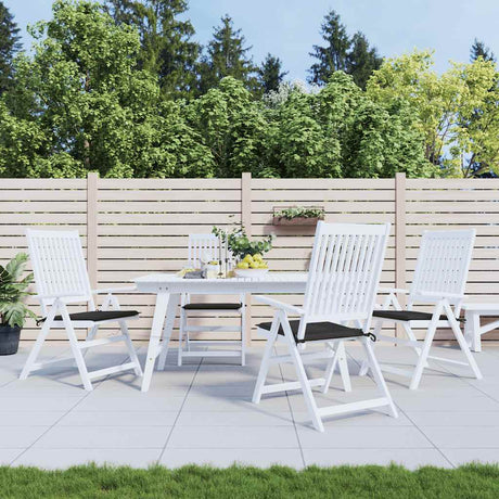 Vidaxl Garden Stol Puder 4 ST 50X50X4 CM Oxford Stof sort