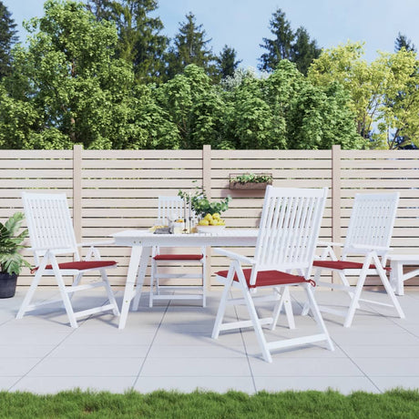 VidaXL havestolehynder 4 stk 50x50x4 cm oxford stof vinrød
